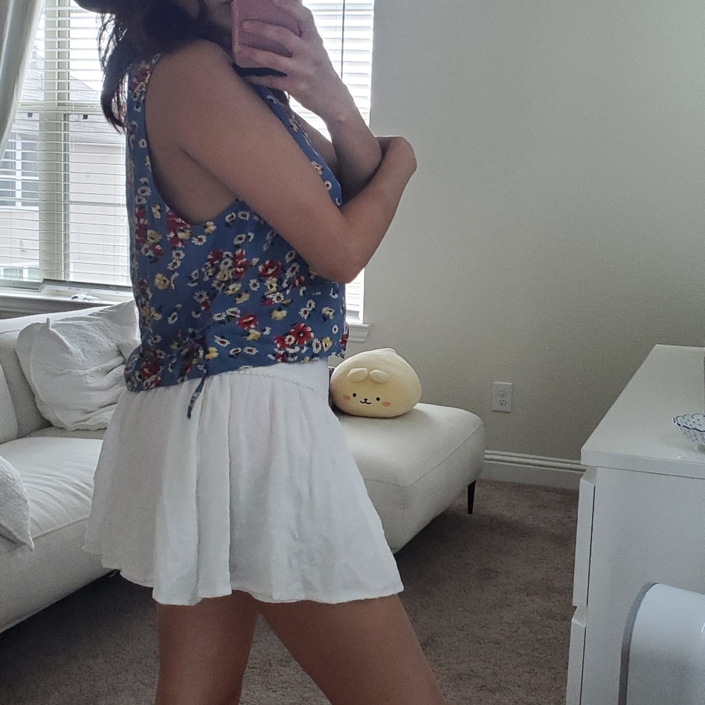 Forever 21 White Skirt - Picture 3 of 9